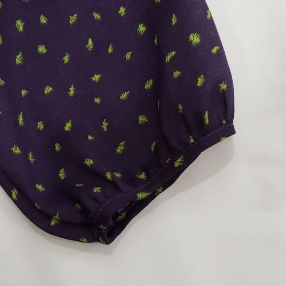 BCBG high low purple blouse with open back - Picture 3 of 4